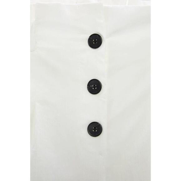 TURNED-UP HEM PAPERBAG SHORTS - Picture 6 of 6